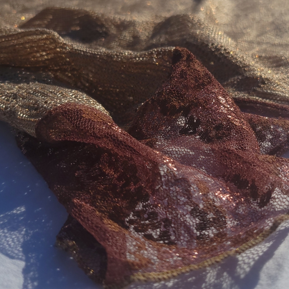 Vintage Floral Lace & Silk Cottagecore Spencer Alexis Cardigan Jacket XL - Picture 7 of 17